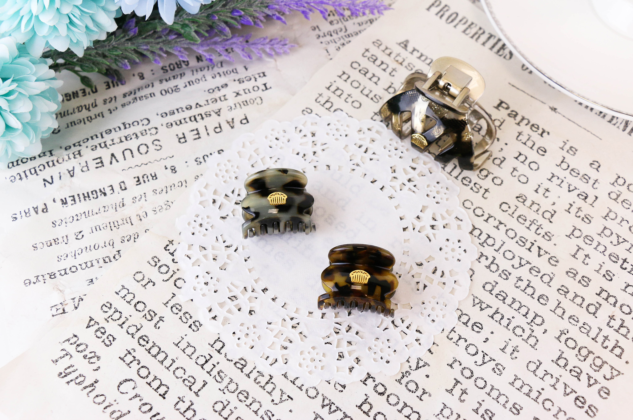 OYONE法式髮夾拍攝